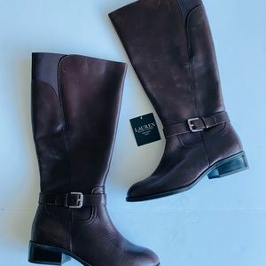 lauren ralph lauren makenzie wide calf riding boot